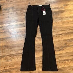 Free People Black Flare Leg Jeans